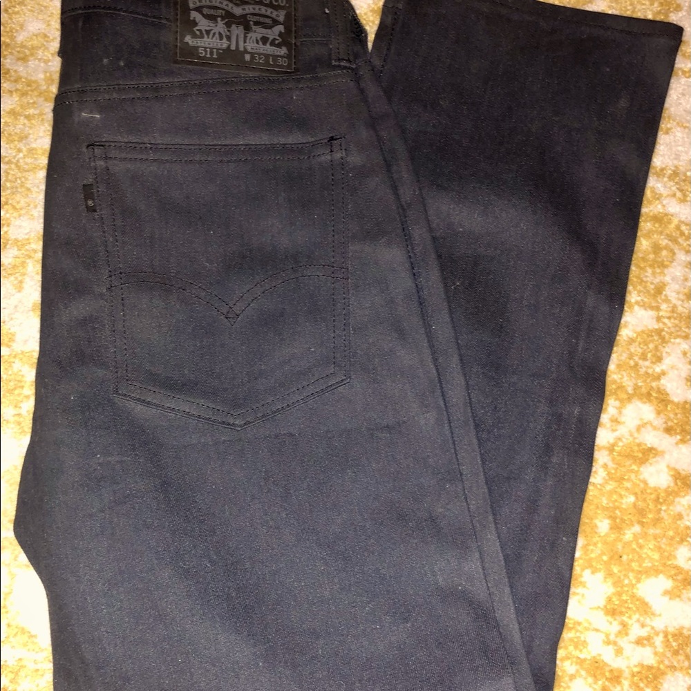 Off black/grey Levi 511 jeans